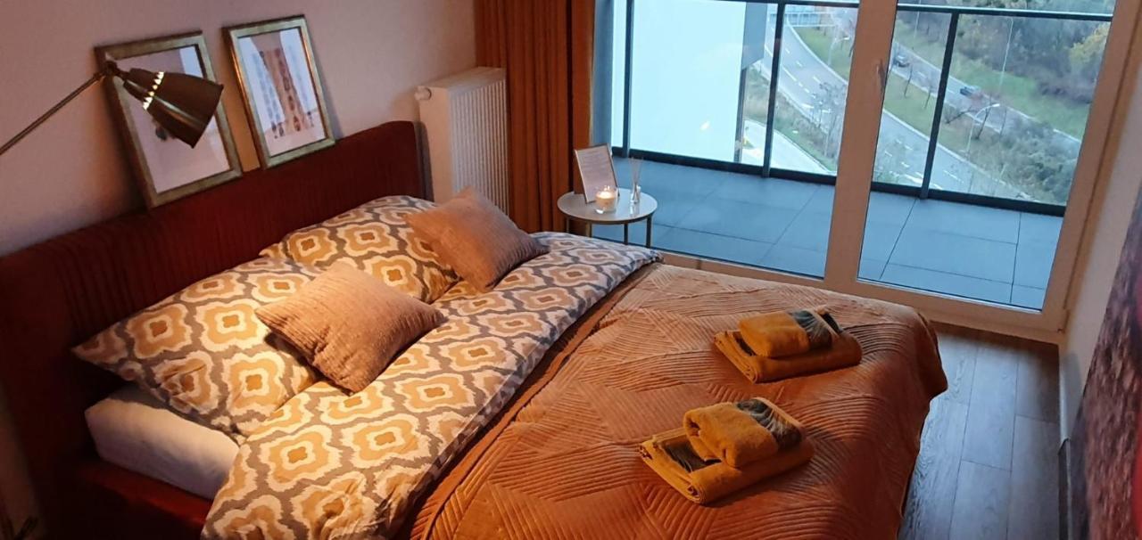 Apartament Bursztynowy Modern Tower グディニャ エクステリア 写真