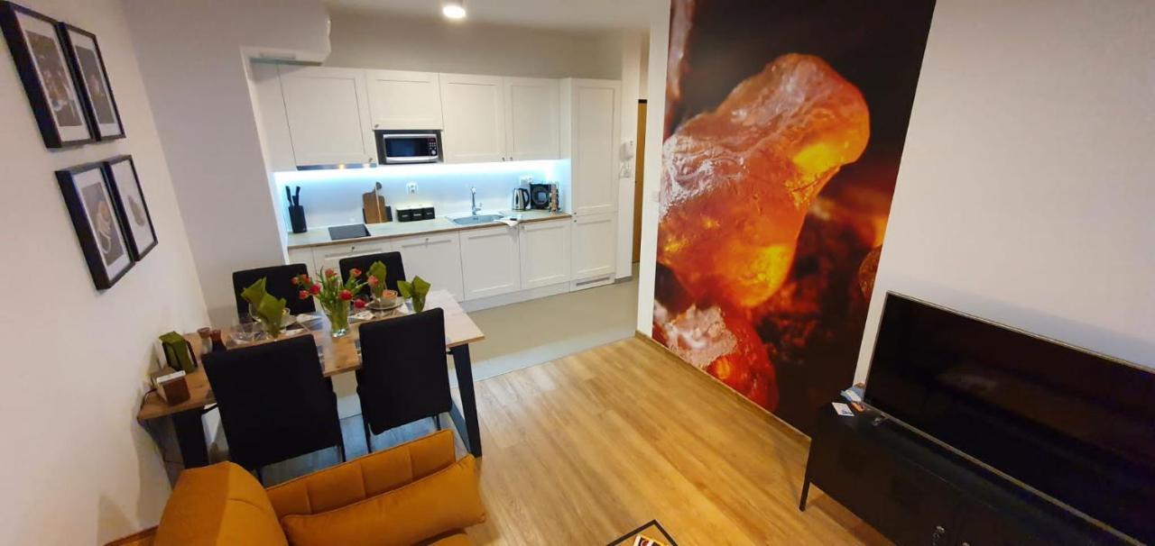 Apartament Bursztynowy Modern Tower グディニャ エクステリア 写真
