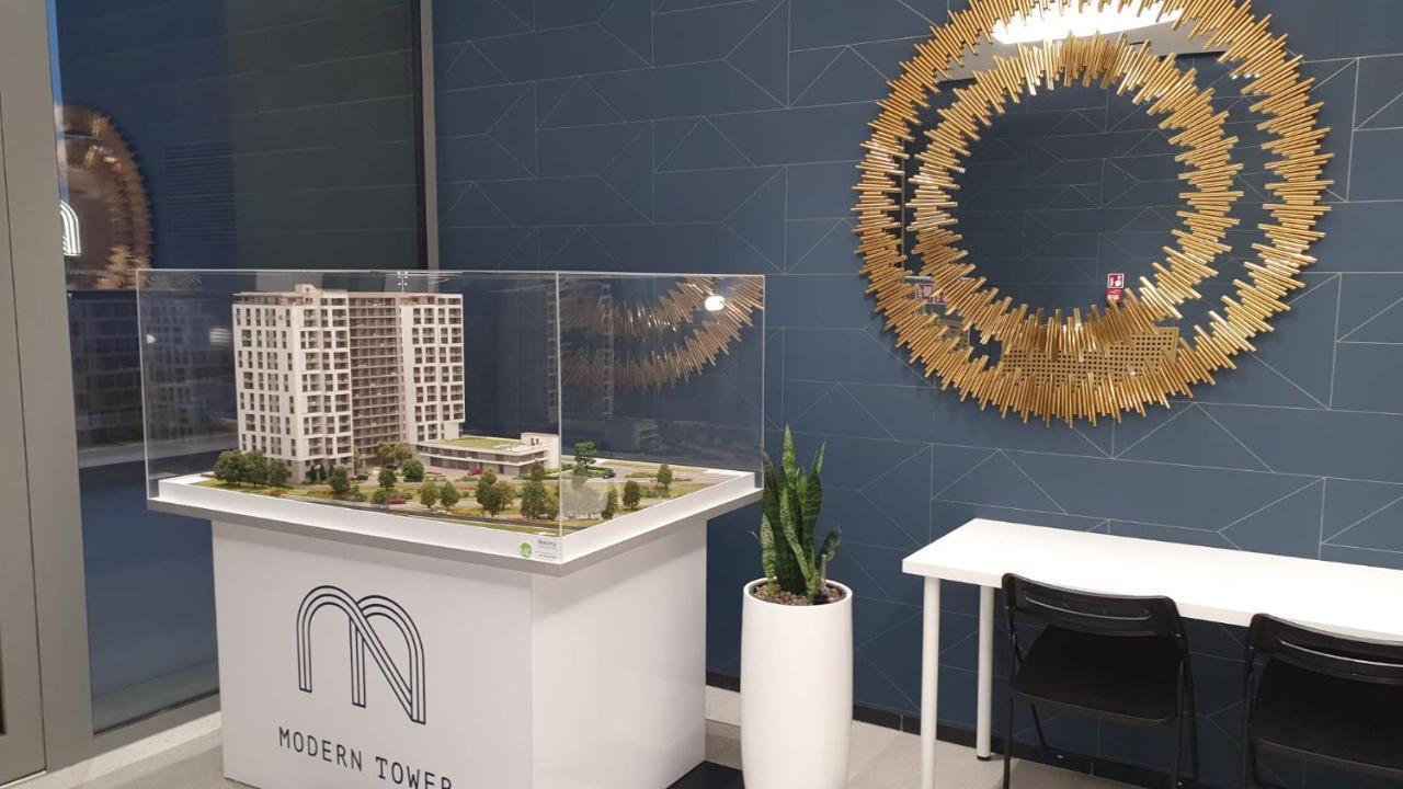 Apartament Bursztynowy Modern Tower グディニャ エクステリア 写真